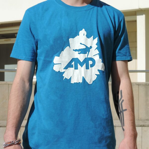 T-Shirt AMP Bleu turquoise