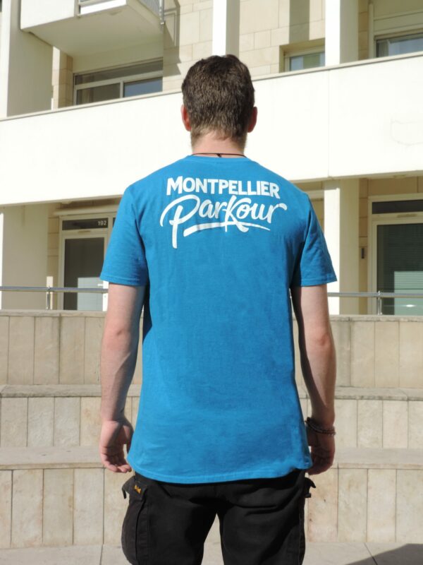 T-Shirt AMP Bleu turquoise – Image 3
